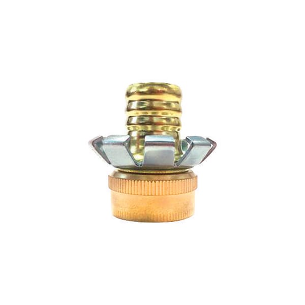 Gilmour Gilmour 3/4 in. Brass Threaded Female Clinch Coupling 803404-1001 - main